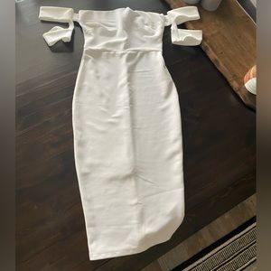 Guess white bodycon dress